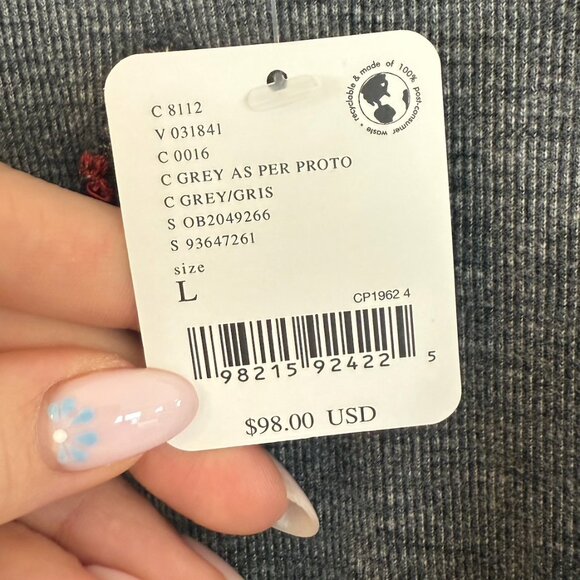 Free People Alana Embroidered Henley – Size L - Picture 7 of 8